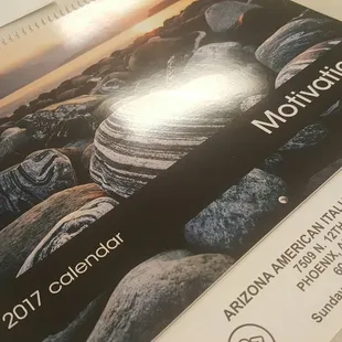 FREE 2017 Calendar Compliments the AZAI Club