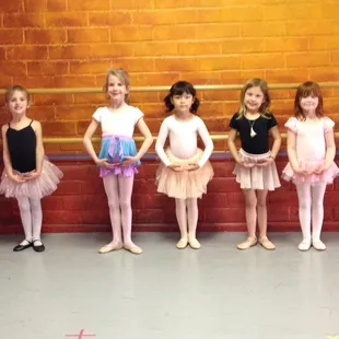 Kinder Ballet with Miss Cecily, in Studio One, May 2016