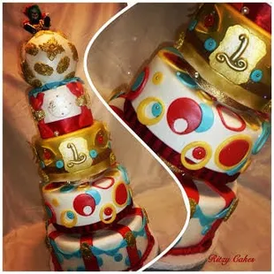 Couture Circus Birthday Cake