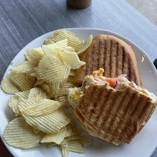 The Santa Fe Panini with Side of Chips