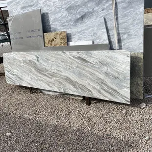 My choice for countertops in my kitchen. Leu actually told me he chose this for his bathrooms. I guess we both have good taste!