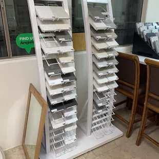 Arizona tile samples. They even let you take a chunk home