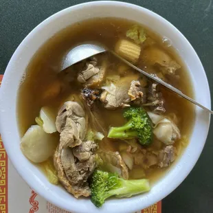 Duck won ton soup