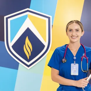 Tucson Nursing School Student On Campus