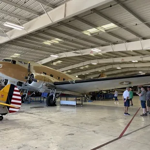 C-47 The gentleman in the white shirt is the friendly docent who gave our group the tour.