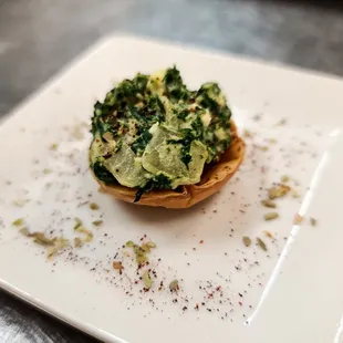 Hors d'oeuvres made by our ACI students