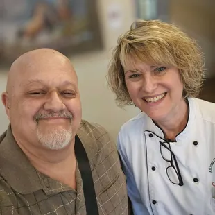Chef Erin Coopey and myself.