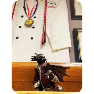 Chocolate Dragon Sculpture from our Culinary Arts Student - (AZculinary.edu)