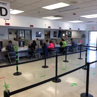 Several open stations!