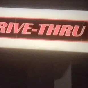 Thete is a drive through.