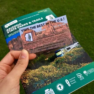 Free day pass to a state park in AZ