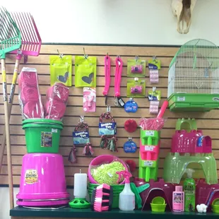 Each month we have a different theme. Here's a sampling of teh different products we carry