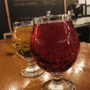 Lavender rose hip hibiscus and caramel cyser