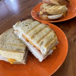 Panini Sandwiches served Daily. We also serve breakfast sandwiches and pastries