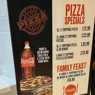 Pizza, specials &amp; family deals