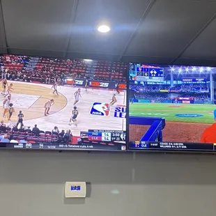 TV while you wait or eat.