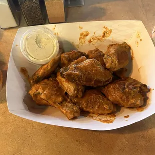 Honey mustard wings 1lb. I had already eaten 3