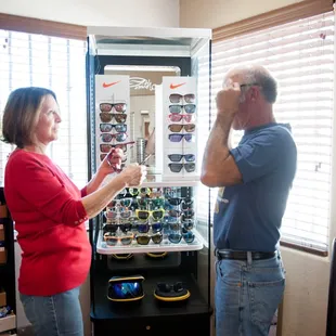 Wide selection of sporty eyewear- Nike, Smith Optics, Addidas, and more