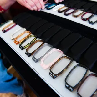 Design your own frame with the Tom Davies Bespoke line.