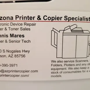 Here is a copy of his business card.  If you need assistance give him a call - you won't be sorry :)