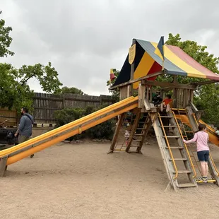 A *free* playground for kids in the middle of the festival!