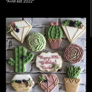 What the royal icing cookies were promised to look like