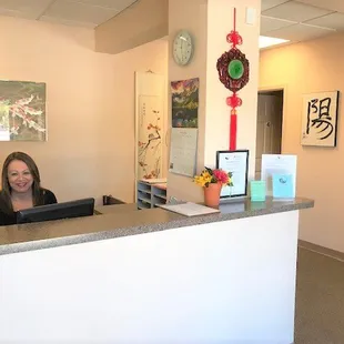 Say Hi to Rosie at our Reception Desk. Clinic - hours vary.