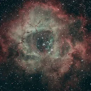Rosette Nebula. From the Ritz-Carlton Dove Mountain in Marana, Arizona.