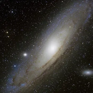 Andromeda Galaxy. Captured by our telescope during a star tour.