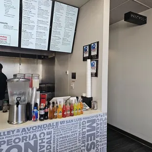 Some awards on their wall...