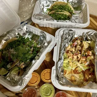 Assorted: beef , chicken, marinade pork, fish, shrimp