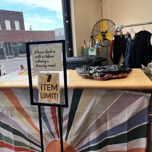 Entry to dressing rooms