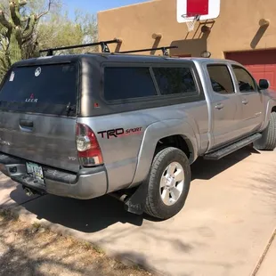 Tacoma with roof rack