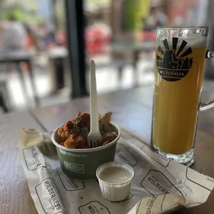 Buffalo cauliflower  Hazy IPA