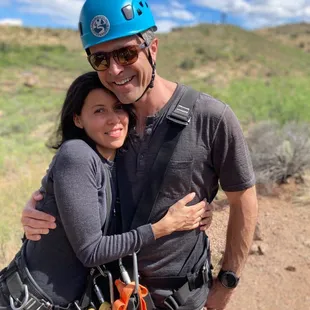 Way up in the far right is the tower &amp; here we are at the landing spot.