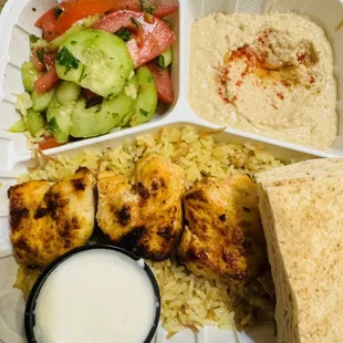 Chicken Kebab plate