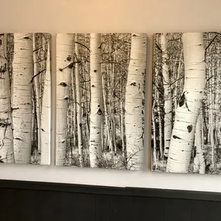 Aspen Tryptic by gallery owner, Luke Urbine.