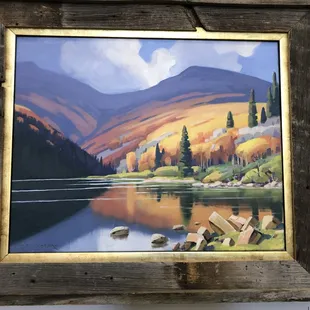 Lee Lester has blessed this gallery with both lovely oil paintings as well as some stunning bronzes.