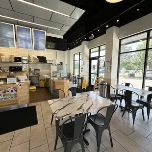 the interior of a restaurant