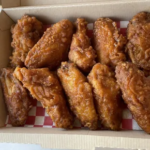 The soy garlic wings