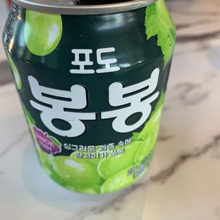 Korean Small Can Drinks - Grape Bong Bong