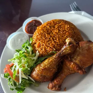 2. Jollof &amp; Chicken