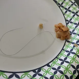Everything on the same plate.