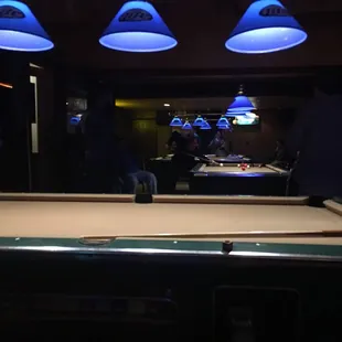a pool table