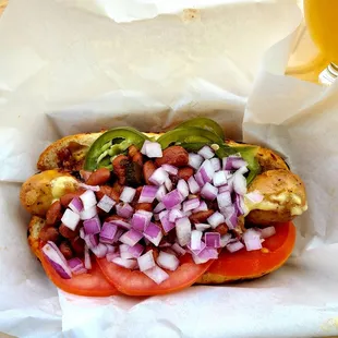 Chicken Sonoran Brat