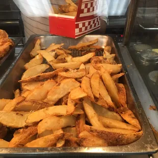 The infamous box of unhealthiness and potato wedges stuffed to capacity