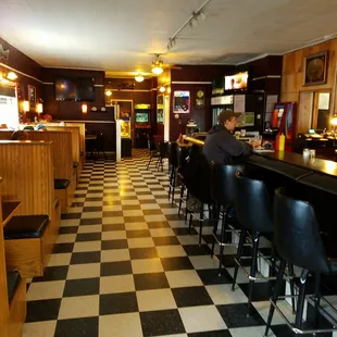 Lunchtime on a saturday.