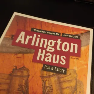 the front cover of a book