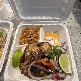 Tilapia lunch special $12