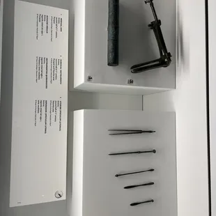 Medical utensils - Ladies will recognize the speculum for gynecology!!!